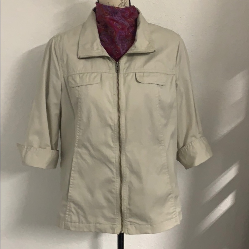 Coldwater Creek cotton light jacket | L